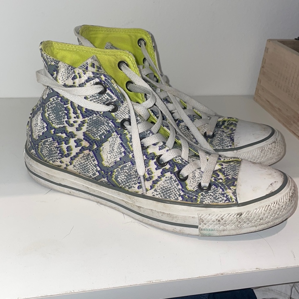 snake skin converse
